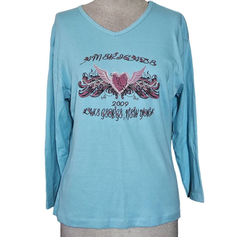 2009 Americade Lake George Long Sleeve Tee Size 2XL